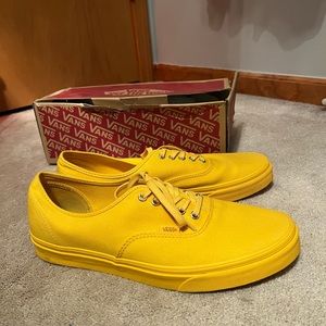Mens Yellow Vans